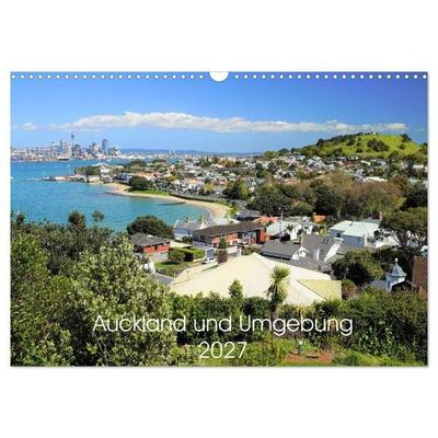 Auckland und Umgebung 2027 (Wandkalender 2027 DIN A3 quer), CALVENDO Monatskalender