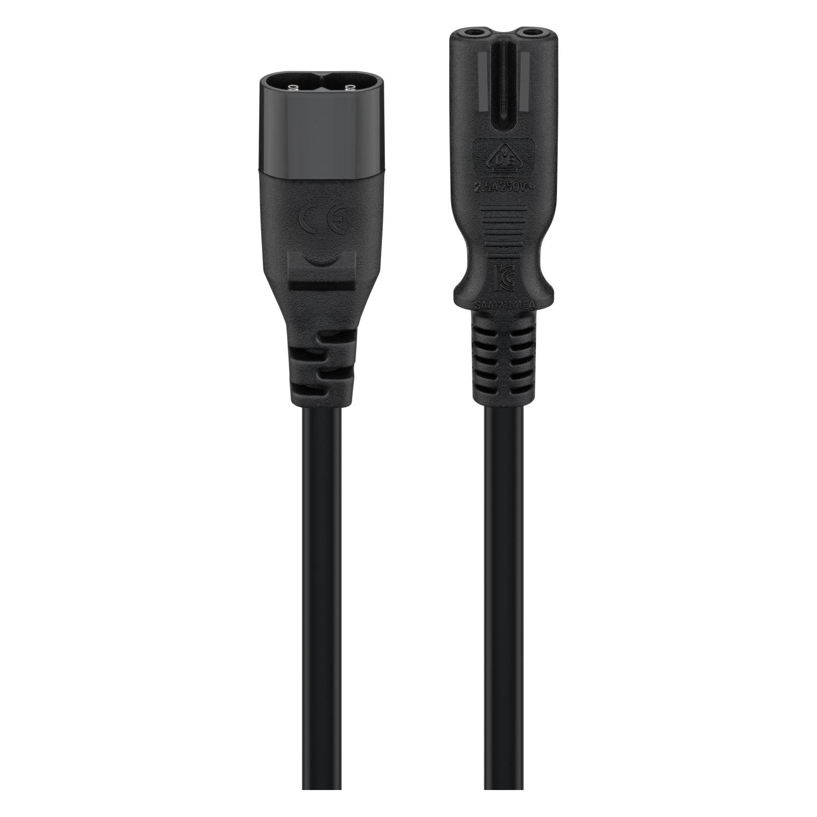 Goobay Verlängerungskabel (2 m, IEC 60906-1) (97201)