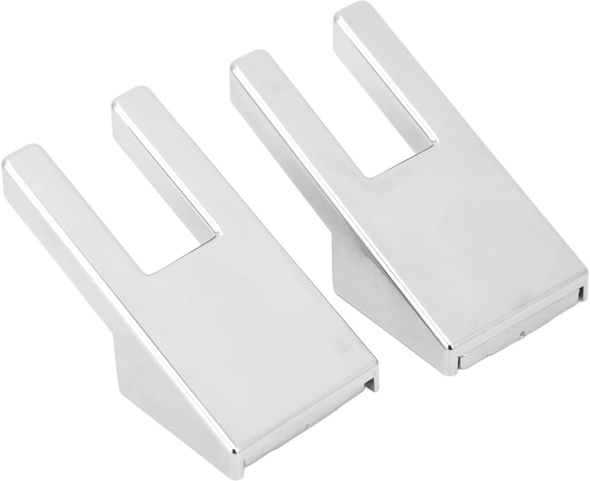 Set van 2 zilverkleurige muurhaken voor wandkapstokken