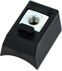 K&M R21 Clamp with Tap noir