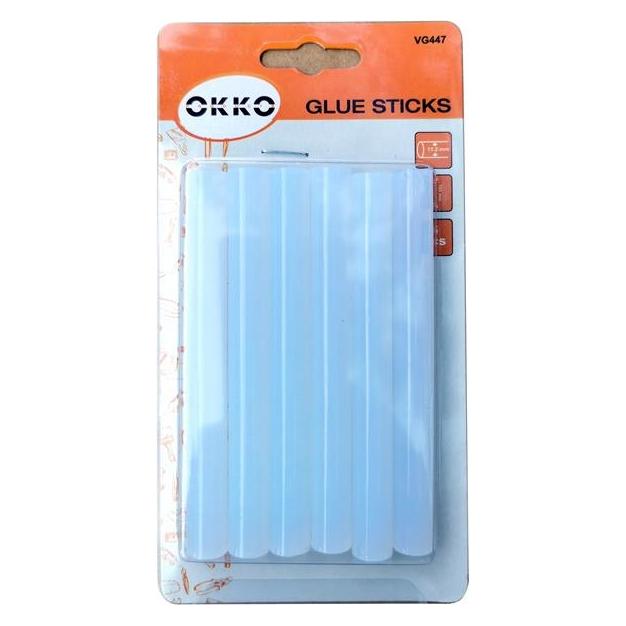 Okko GLUE STICKS 6PCS SET.11.2X100MM.TRANSP (33033495)