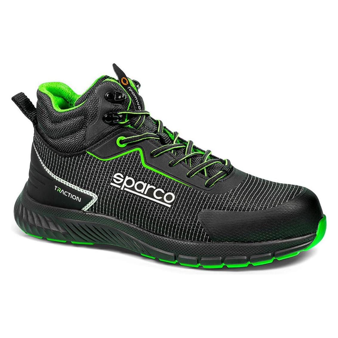 Sparco Sicherheitsstiefel traction-h naoki Schwarz (42) (TRACTION NAOKI NRVF NOIR)