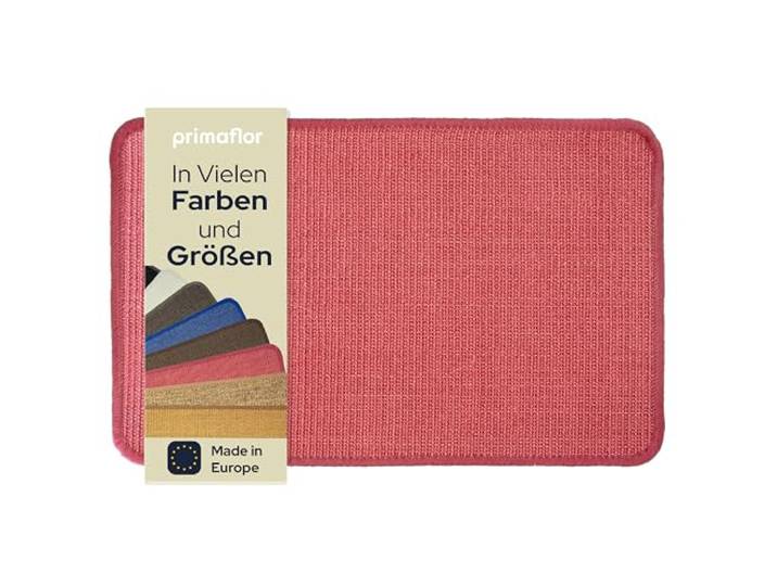 Primaflor Katzen-Kratzmatte - Rot, 100 x 200 cm, Rutschhemmende Sisalmatte für Krallenpflege, Robuster Kratzpad für Wand, Boden oder Kratzmöbel