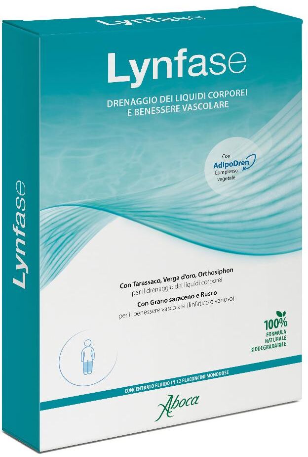ABOCA SpA SOCIETA' AGRICOLA Lynfase Concentrato Fluido 12 Flaconcini