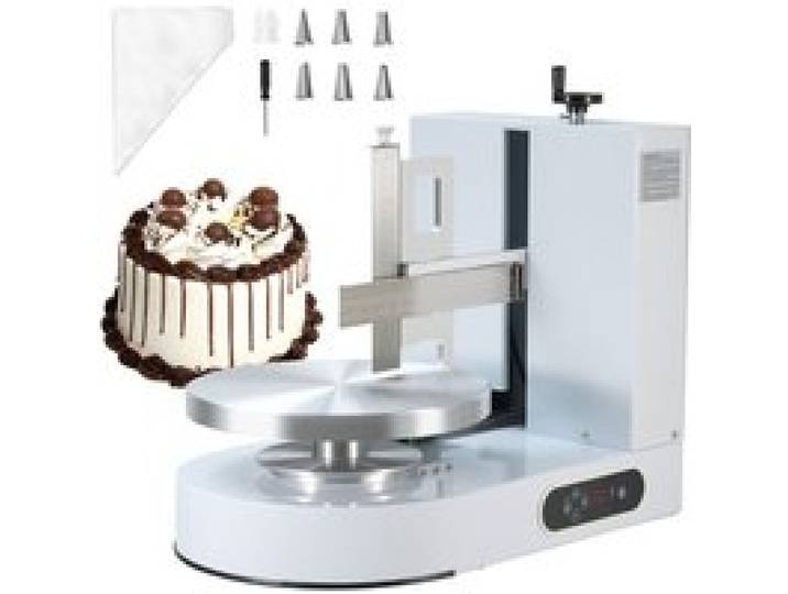 Machine à glacer les gâteaux - DUOKU - HBLSMMJ-0614 - 6–14 pouces - Plateau tournant 35 cm - Grattoir réglable