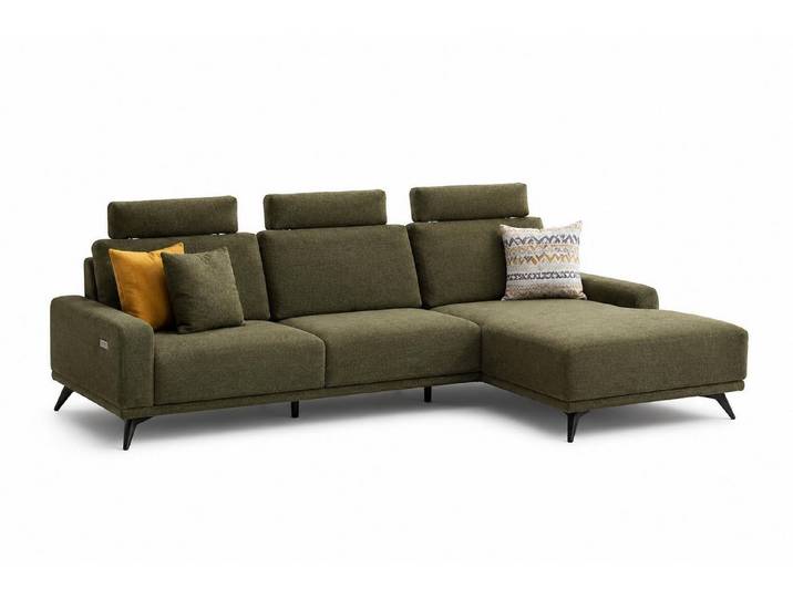 JVmoebel Ecksofa italienische Möbel Ecksofa L Form grünes Sofa weiche Polstermöbel, 2 Teile, Made in Europa