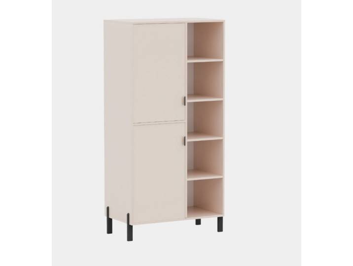 BÜCHERREGALE MINO 82,5 / 155,5 / 45 cm Beige
