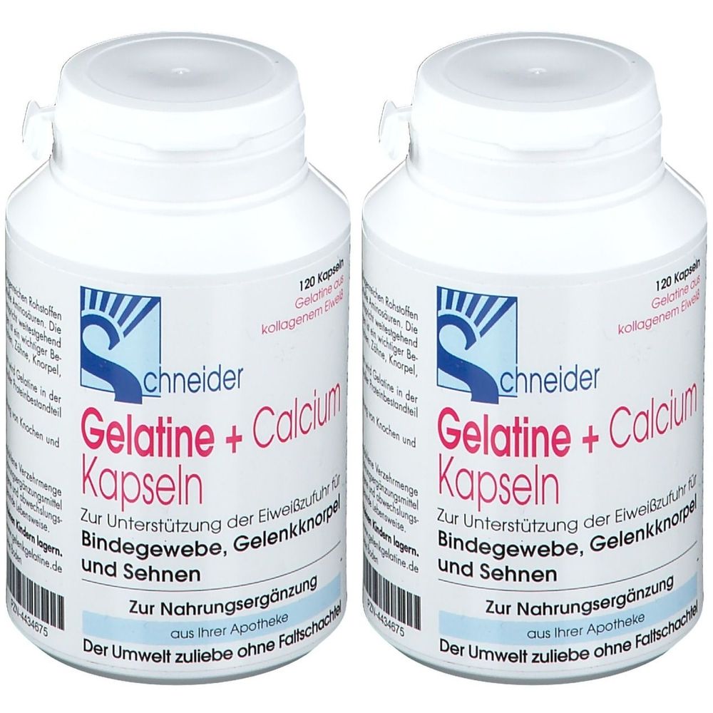 Gelatine+Calcium Kapseln 2x 2x120 St