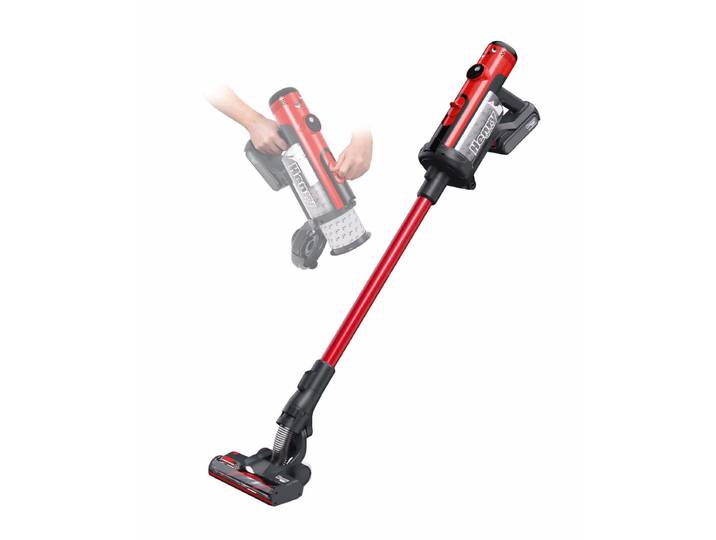 Numatic HEN.100 rot Akku-Besenstaubsauger – Akku Staubsauger/Besenstaubsauger