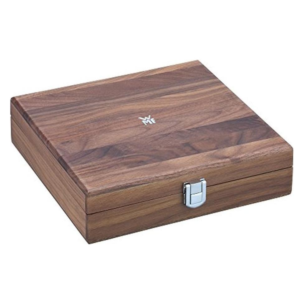 WMF Sommelier Weinset 3tlg Korkenzieher Flaschenverschluss Walsnussholzbox Baric (Sommelier Set) (06.6285.6040)