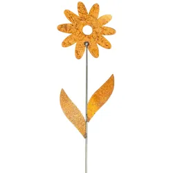 Rost Deko Rankstab Blume - Rankhilfe und Dekoration