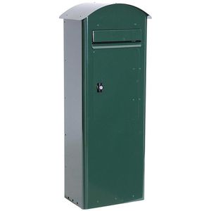 SafePost Briefkasten 70526 ScanPro 70-5 grün, aus Stahl, 37,5 x 100 x 28cm