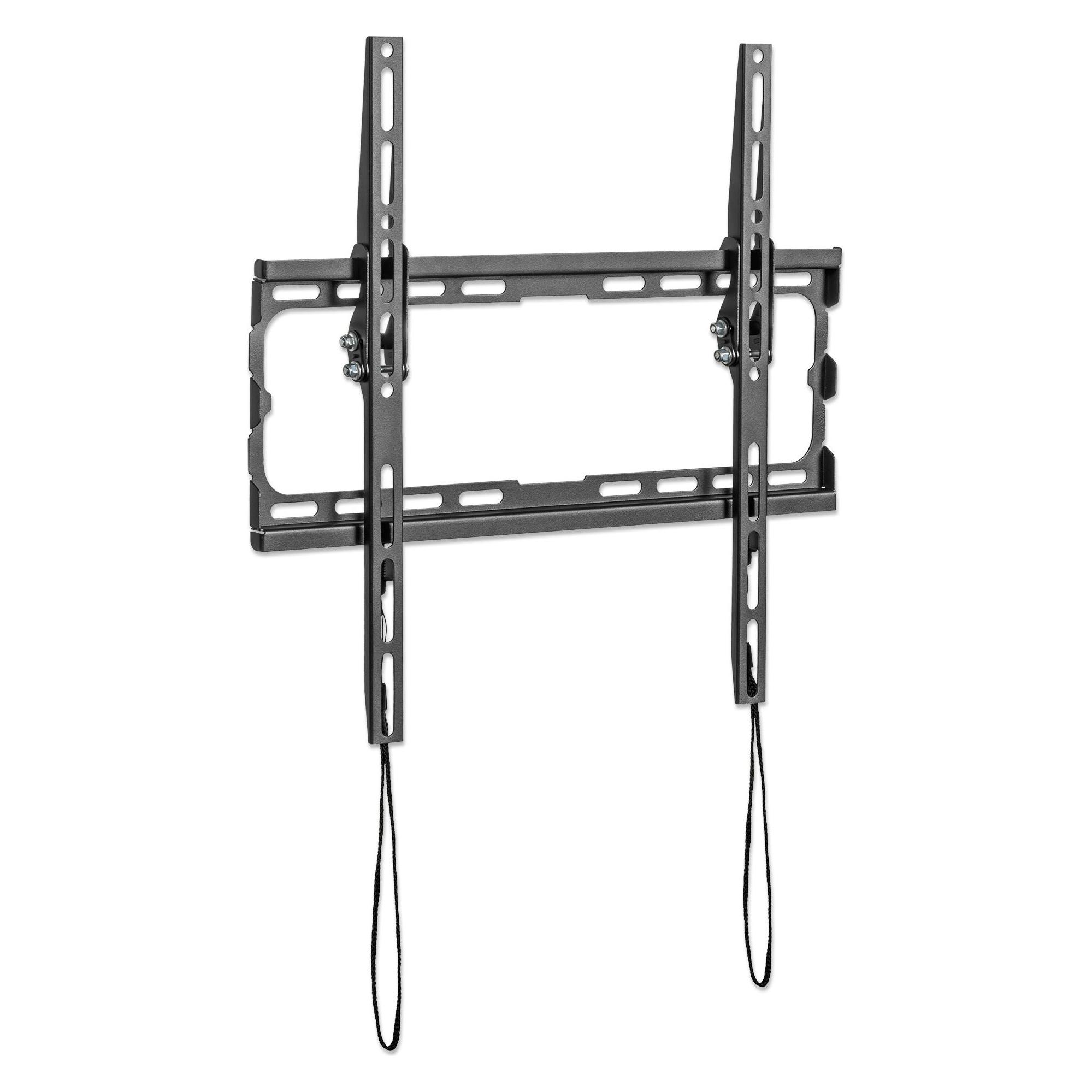Manhattan Ultraflache TV-Wandhalterung fuer Bildschirme von 81,28 bis 177,8cm von 32 bis 70Zoll und (Wand, 48 kg, 32" - 70") (462402)