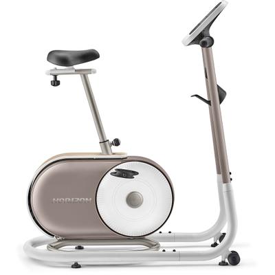 Heimtrainer HORIZON FITNESS "Citta BT5.1", gold (weiß, goldfarben), HeimtrainerB:65cm H:118cm L:120cm, Heimtrainer, 136 kg max. Benutzergewicht, Fahrrad, 20 Widerstandsstufen, B:65cm H:118cm L:120cm