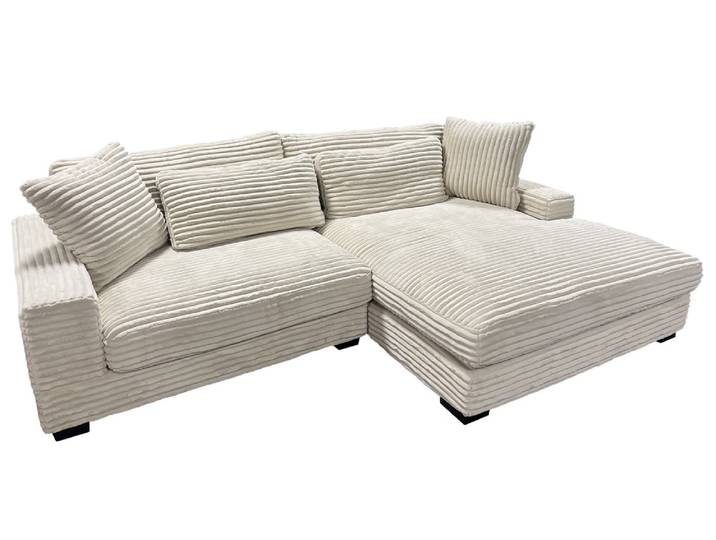 Canapé d'angle réversible Quebec Beige - Basika