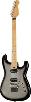 Harley Benton ST-80FR MN HH SSB Silver Sparkle Burst Hochglanz