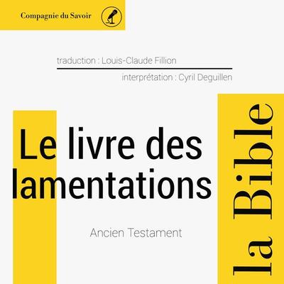 Le livre des Lamentations - Anonymous, Audio, 9782821108646