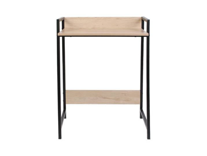 Bureau - HOME DECO FACTORY - Gemini - Bois et Métal - Marron et Noir