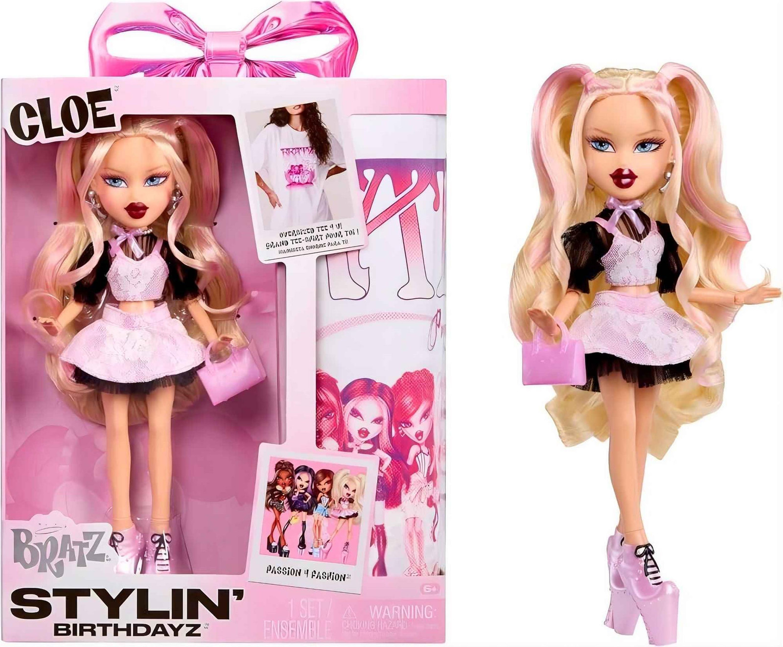 MGA Bratz Stylin' Birthdayz Pop Cloe Modepop Meerdere kleuren