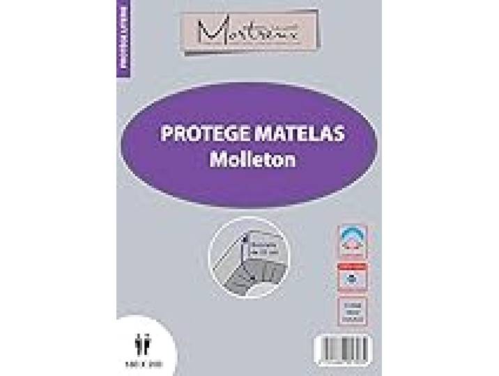 laurentmortreux Protège Matelas Molleton 180x200, Tissus, Blanc