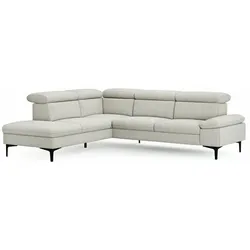 CASEDO Ecksofa Palma Stoff Naturel