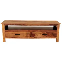 Fernsehtisch Rami 150x50x45 aus indischem Sheesham-Massivholz