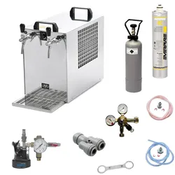Komplett Set Wassersprudler, Wasserspender, Trinkwassersprudler - Soda Kontakt 70, 2-ltg.