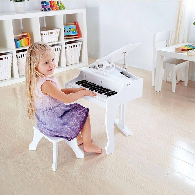 Grand Piano Deluxe blanc électronique - Hape