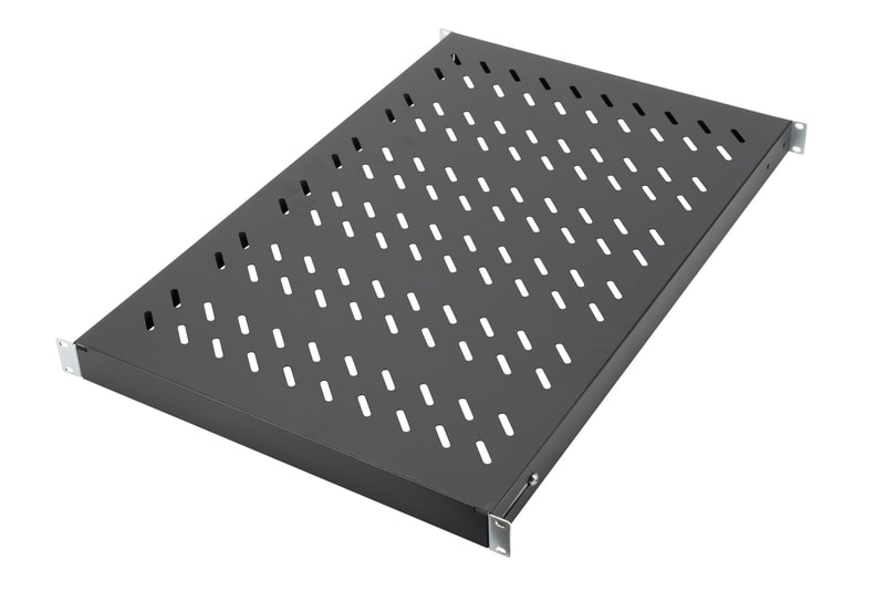 Digitus 1HE Fachboden festeinb. für 1000 mm tiefe Schränke 44x482x700mm schwarz DN-97649