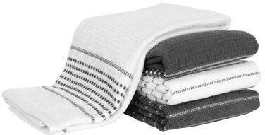 All-Clad Skipping Stripe & Wave Kitchen Towels, 4-Pack