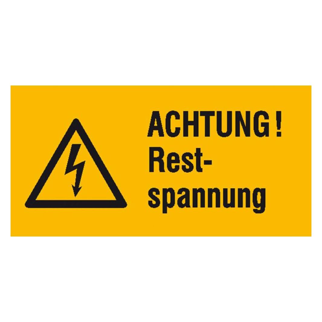 Wolk Warn-Kombischild Achtung Folie selbstklebend B x H 52 mm 26 ISO (30.0598)