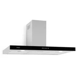 Darya Dunstabzugshaube 90cm 310 m3/h Edelstahl silber