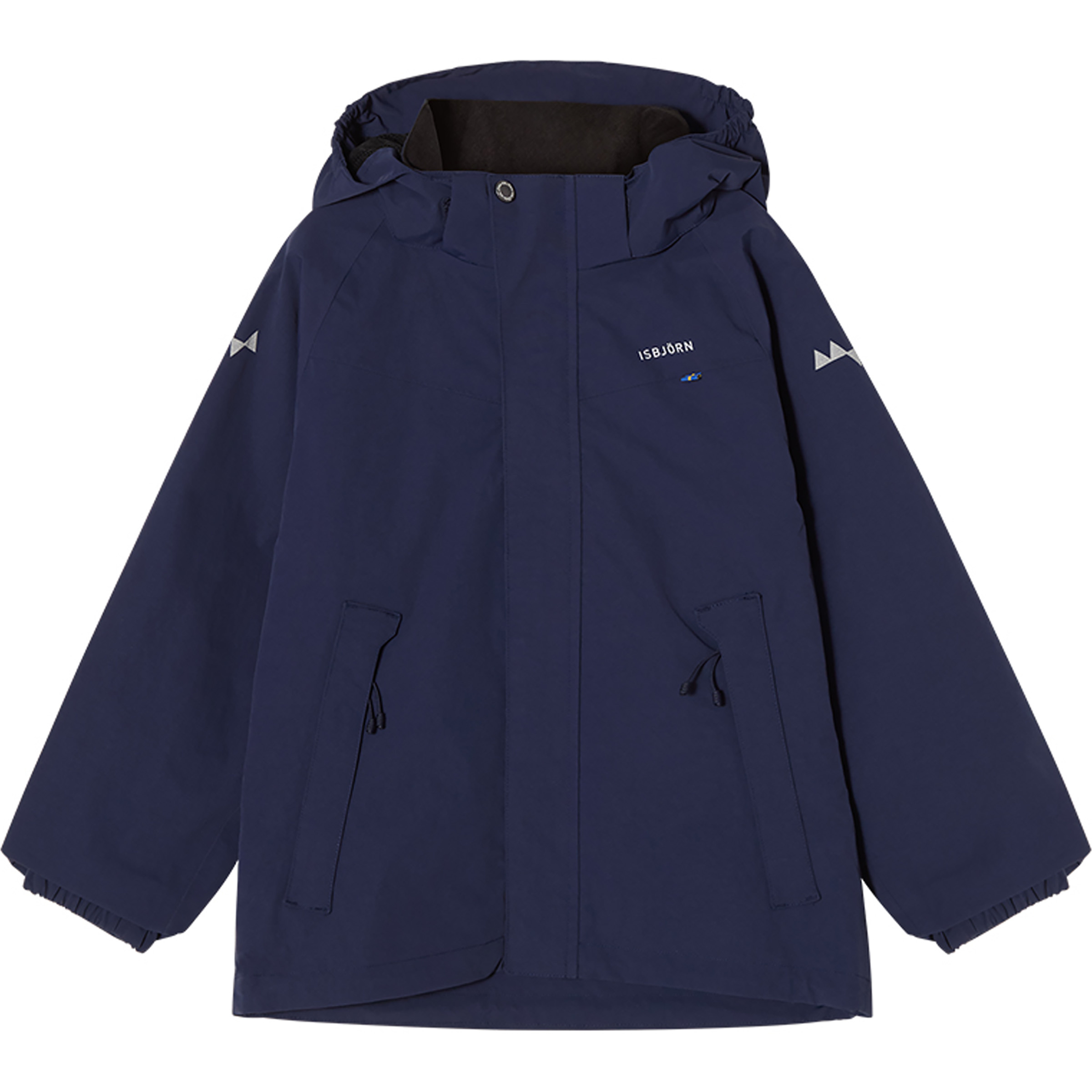 Isbjörn of Sweden Penguin Hardshell Kinder Regenjacke blau Größe 110 Trekking Wasserdicht Wasserabweisend