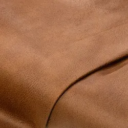 Lederimitat aus recyceltem Leder, braun