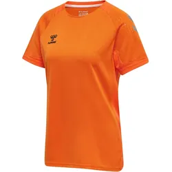 hummel LEAD kurzarm Polyester Trikot Damen orange tiger XS