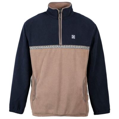 Oxbow - Stackup Polar Fleece - Fleecepullover Gr XL braun/blau