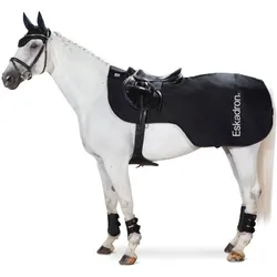 Ausreitdecke ES Softshell Fleece lining Wasserabweisend black 290 155