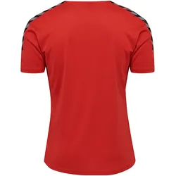 hummel, Herren, Sportshirt, Authentic Poly Jersey S/S (XL), Rot