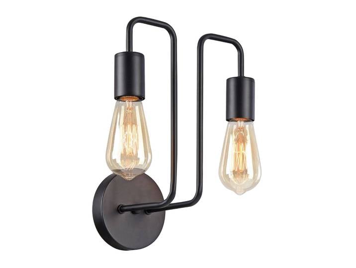Maytoni Wandlampe Gilbert, dimmbar, schwarz, für Wohn- / Esszimmer, Metall, Industrielles Design, Wandleuchte, Wandlampe Innen
