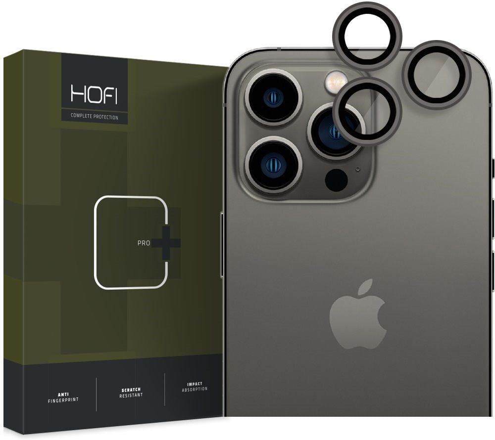 iPhone 14 Pro / 14 Pro Max HOFI Camring Pro+  Kameralinse Beskyttelse - Sort