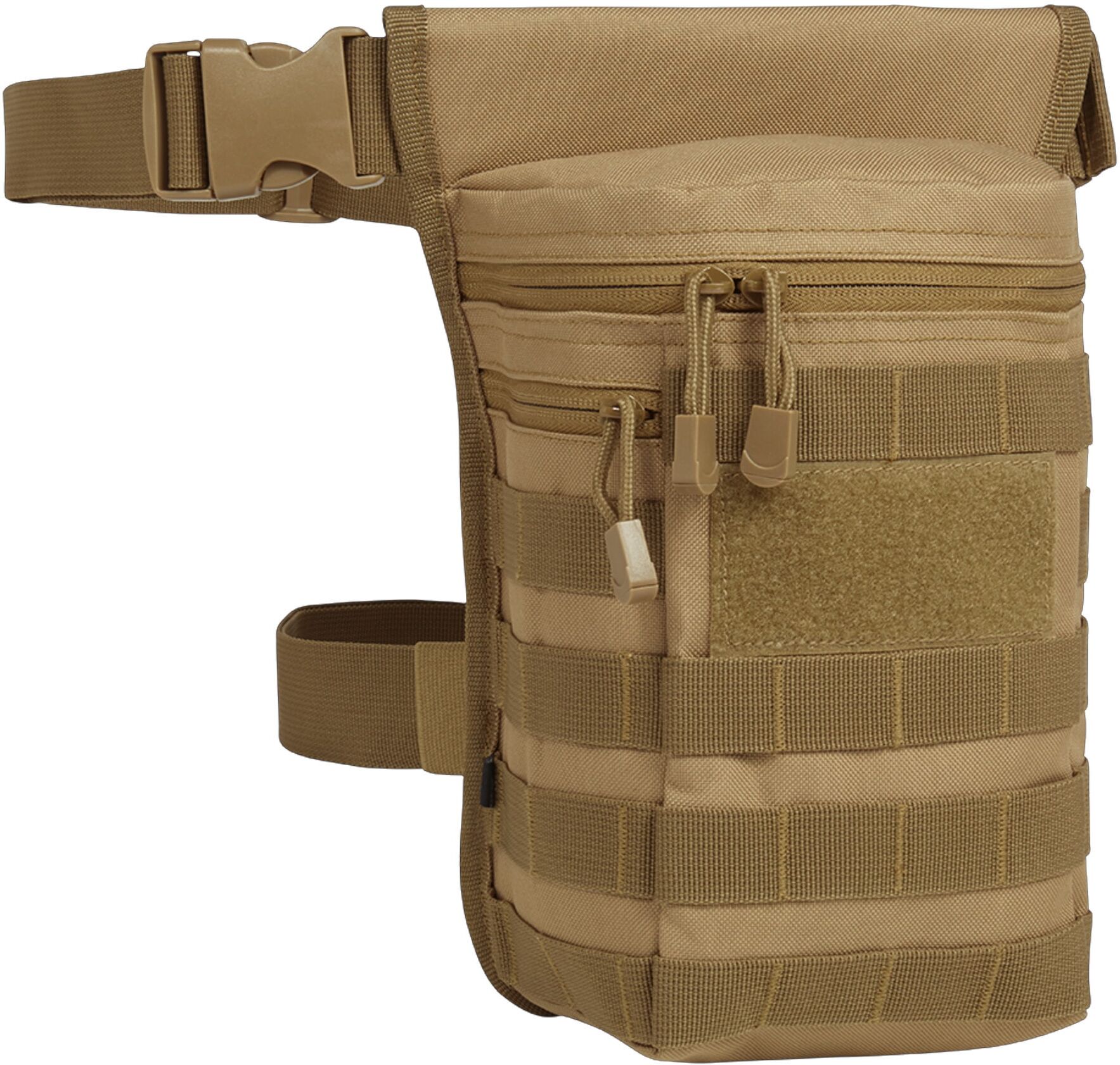 Gürteltasche BRANDIT "Brandit Accessoires side kick bag No.2", Gr. onesize, beige (camel), Polyester, unifarben, Taschen Gürteltasche