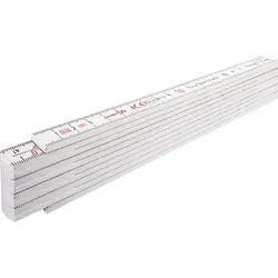 Kunststoff-Gliedermaßstab Type 1004, 1m weiß