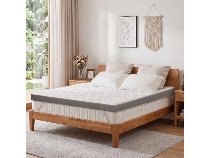 Dyonery Matratzen Topper 180x200cm, 7cm Höhe – Kaltschaumkern mit H3 & H4, Matratzentopper für Boxspringbett, Schlafsofa & Wohnwagen – Gelschaum für optimale Druckentlastung