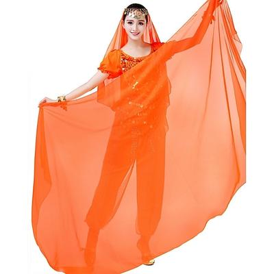 Leichtes Chiffon-Handtuch, Bauchtanz-Kostüm, Outfit, Hüfttuch, Schal, Schleier (nur Schal)