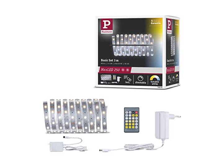 Paulmann MaxLED 250 Basisset 3m TunW 11W Silber