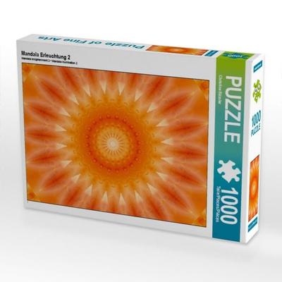 CALVENDO Puzzle Mandala Erleuchtung 2 | 1000 Teile Lege-Größe 64 × 48 cm Foto-Puzzle für glückliche Stunden