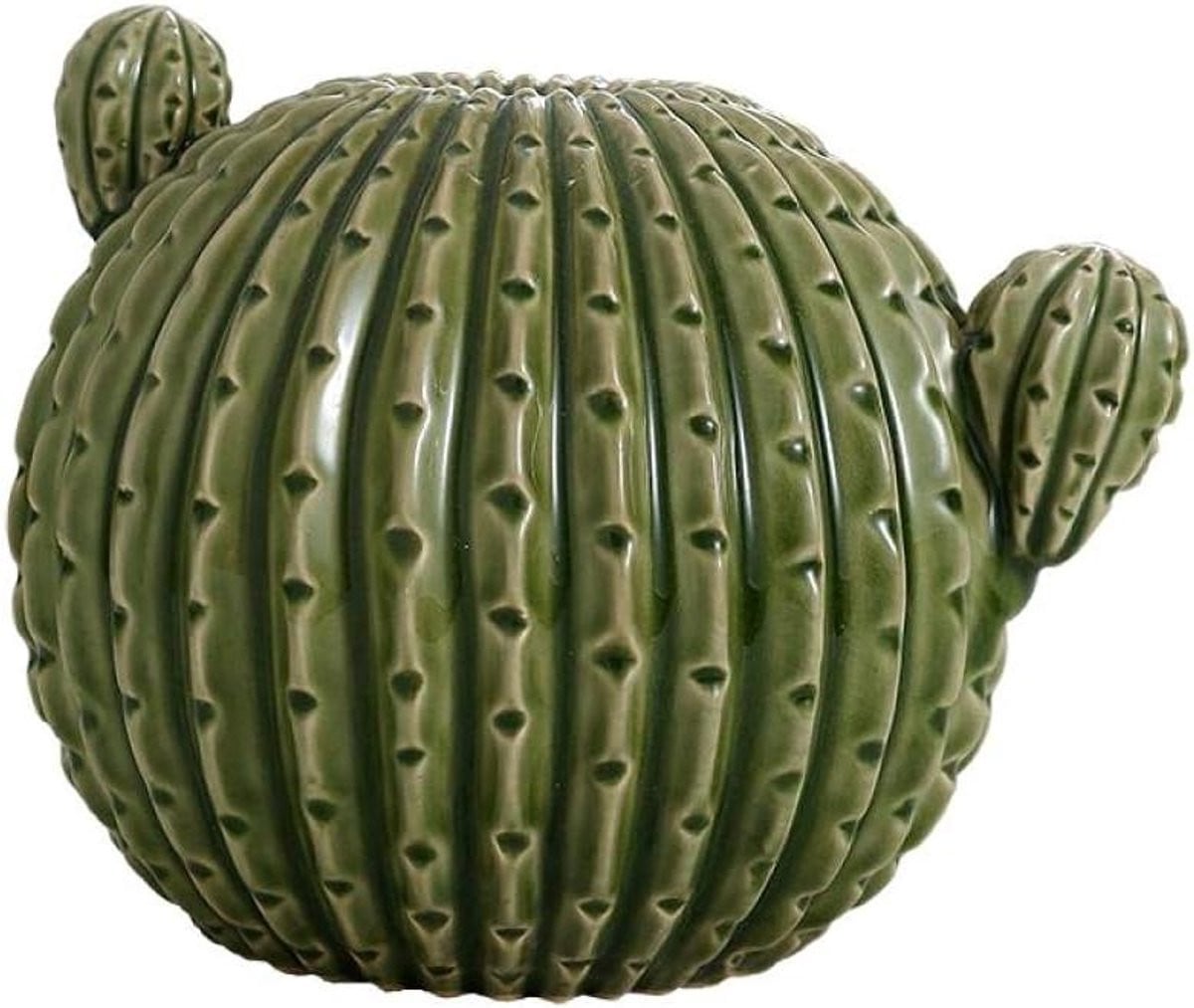 Keramische vaas in de vorm van een cactus sculptuur voor woondecoratie