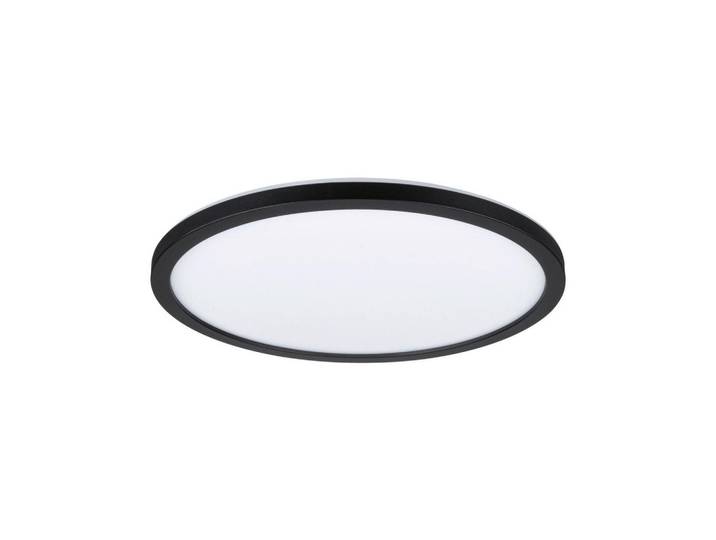 Paulmann Led-Paneel, Schwarz, Kunststoff, 293 mm, rund, 29.3x2.8x29.3 cm, Lampen & Leuchten, LED Beleuchtung, LED-Paneele