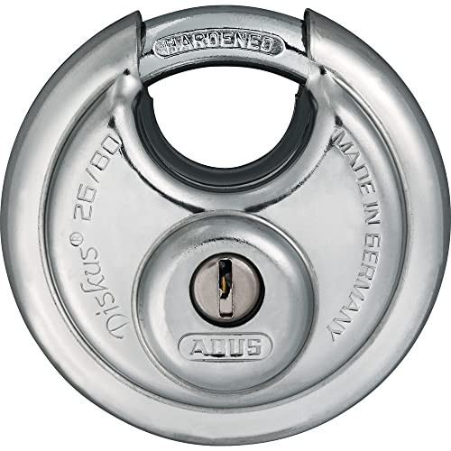 Abus Diskus Hangslot TKDI37/80 Combinatieslot - RVS - Zilver