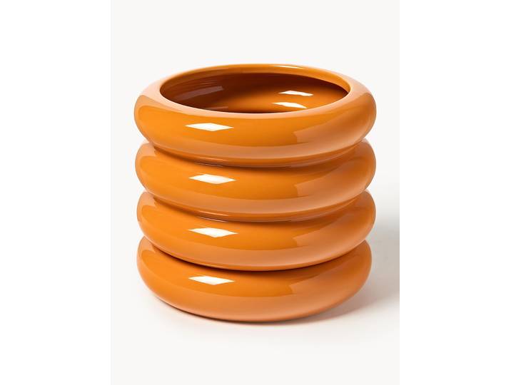 Petit cache-pot en grès Rudi, haut. 16 cm